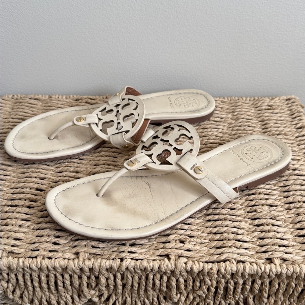 Tory Burch Cream Sandals
